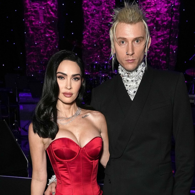 Pre-GRAMMY Gala, Megan Fox, Machine Gun Kelly